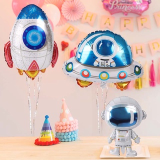 ลูกโป่งฟอยล์อลูมิเนียม รูปดาวเคราะห์น่ารัก 3D สําหรับตกแต่งบ้าน ปาร์ตี้วันเกิดเด็ก