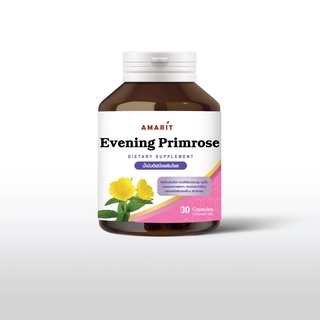 Evening primrose ข่วยให้ผิวเนียนนุ่ม ลดอาการผิวแห้ง ลดอาการปวดประจำเดือน และบรรเทาของผู้หญิงสูงวัยหรือวัยทอง 30 แคปซูล