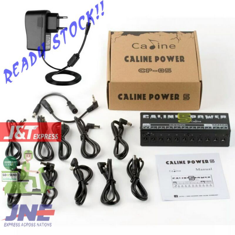 CALINE CP-05 CALINE แหล่งจ่ายไฟกีตาร์อะแดปเตอร์กีตาร์เหยียบ Caline CP05 แหล่งจ่ายไฟแยก Caline CP 05
