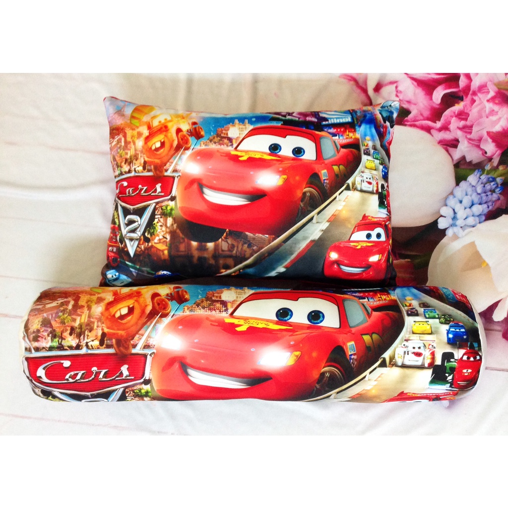 Mcqueen car Pillow and body Pillow Set