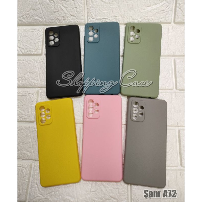 SHC888 SAMSUNG A72 SIX CANDY CASE PREMIUM SOFTCASE สี PLAIN