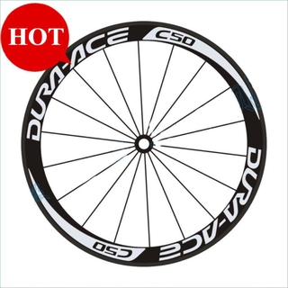 Dura Ace C50 700cขอบClincherจักรยานสติกเกอร์ขอบ20/30/35Mm Decalสำหรับจักรยานเสือหมอบล้อสติ๊กเกอร์สะท้อนแสงคงที่เกียร์ล้อ