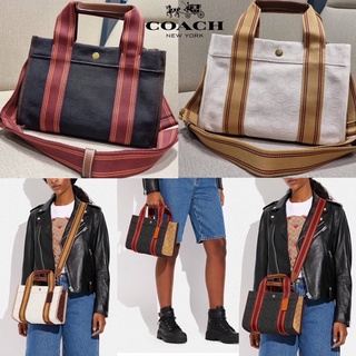 COACH C8635 SPIN TOTE 27 IN SIGNATURE JACQUARD