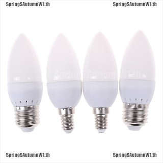 หลอดไฟ 8Led E14 E27 สีขาวอบอุ่น ธรรมชาติ