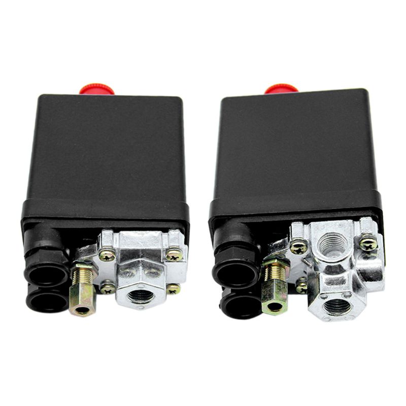 Heavy Compressor Pressure Switches Control Valves 90-120PSI 1/4 Port