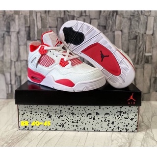 Nike Air Jordan 4 Alternate (size40-45) White Red