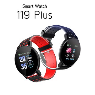 นาฬิกาอัจฉริยะ Smart Watch 119PLUS สมาร์ทวอทช์ รองรับภาษาไทย นาฬิกา ดิจิตอล ใช้ได้ทั้ง Android และ IOS