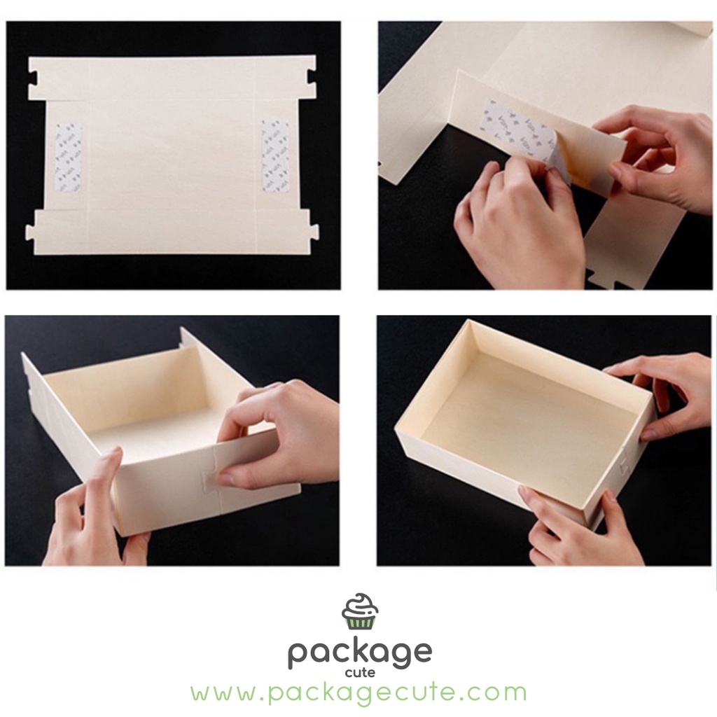 CB194 กล่องไม้ฝาใส ทรงผืนผ้า แพค10ใบ - รูปที่ 5