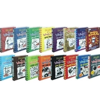 16 Books Diary of A Wimpy Kids English Reading Books หนังสือเด็กภาษาอังกฤษ หนังสือนิทานภาษาอังกฤษ หนังสือการ์ตูน