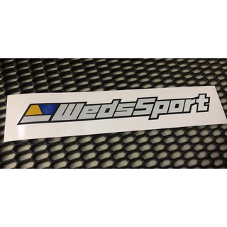 สติกเกอร์ไดคัท WEDSPORT   งาน 3M สะท้อนแสง สติกเกอร์แต่งรถ