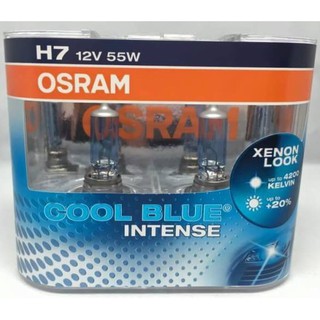 หลอดไฟหน้า OSRAM H7 12V 55W รุ่น COOL BLUE INTENSE