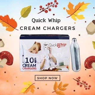 ธรรมดา** ดั้งเดิม QuickWhip หลอดแก๊สวิปครีม กลิ่น original (1 หลอด/8กรัม*10หลอด)