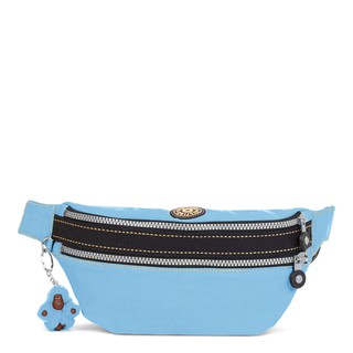 Kipling Whisper Basic Fanny Pack สีฟ้า ของแท้ พร้อมส่ง