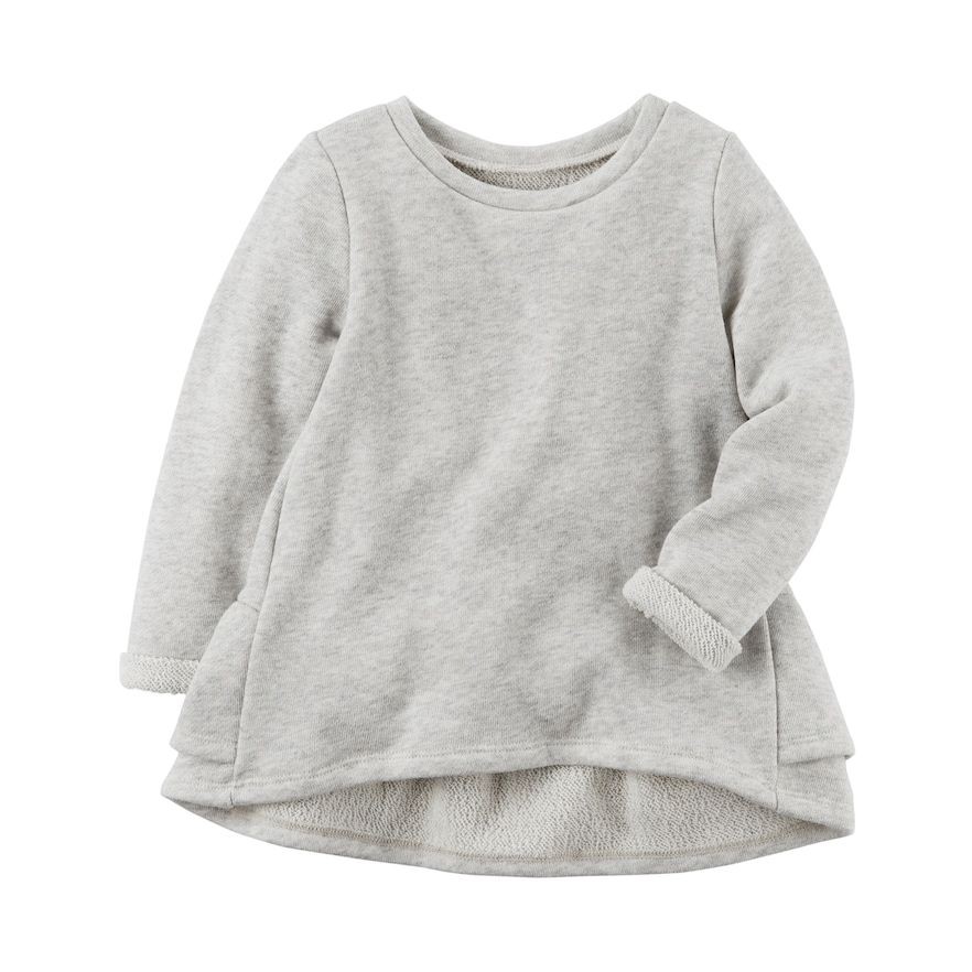 Carter เสื้อยืดแขนยาวหนังปลาสําหรับเด็กผู้หญิง 18m-7T A269