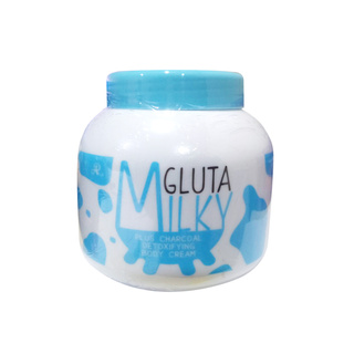 ครีมกลูต้ามิ้ลล์กี้ ขนาด 200 กรัม AR Gluta milky Body Cream (ฝาสีฟ้า)