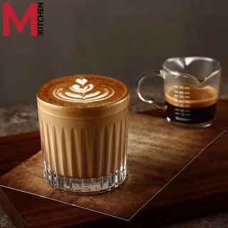 M KITCHEN แก้วกาแฟ แก้วเหล้า เหมาะสำหรับใส่วิสกี้ คอกเทล ขนาด 300 ml (A2)