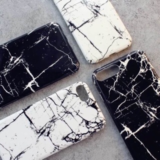 เคสหินอ่อนเงา 2 สี ขาวและดำ งานเคสแข็งทั้งอัน คลุมรอบเครื่อง สวยมากงานเนี้ยบ