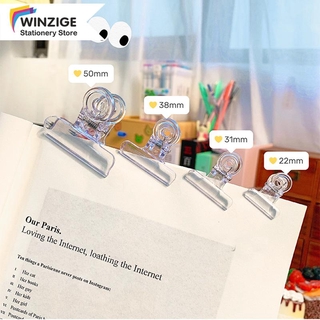 Winzige ตัวหนีบกระดาษ แบบใส เครื่องเขียนและเครื่องใช้สำหรับสำนักงาน