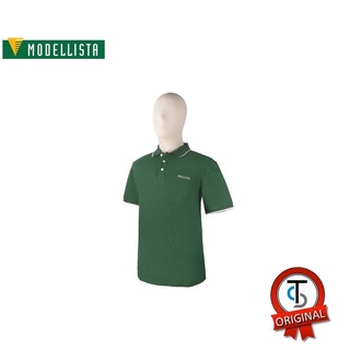 [ใหม่] Modellista Mens polo Green เสื้อโปโลโมเดลลิสต้าสุภาพบุรุษ สีเขียว