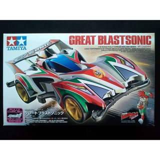 Mini 4 WD รถรางมอเตอร์ Tamiya 19446 GREAT BLASTSONIC (AR) 1/32