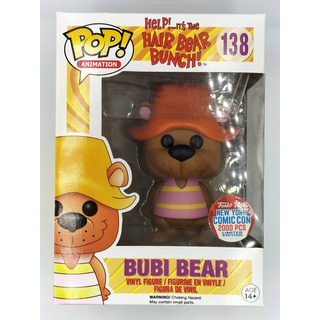 NYCC 2016 Funko Pop The Hair Bear Gang - Bubi Bear : 138 (กล่องมีตำหนินิดหน่อย) แบบที่ 1