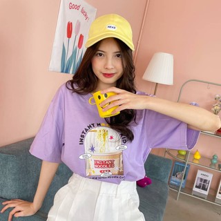 Live190# เสื้อคัตตอล มีหลายสี “มาม่า” สไตล์เกาหลี Dream Big Tshirt โอเวอร์ไซน์ สาวอวบใส่ได้ พร้อมส่ง คอกลม ผ้านุ่ม