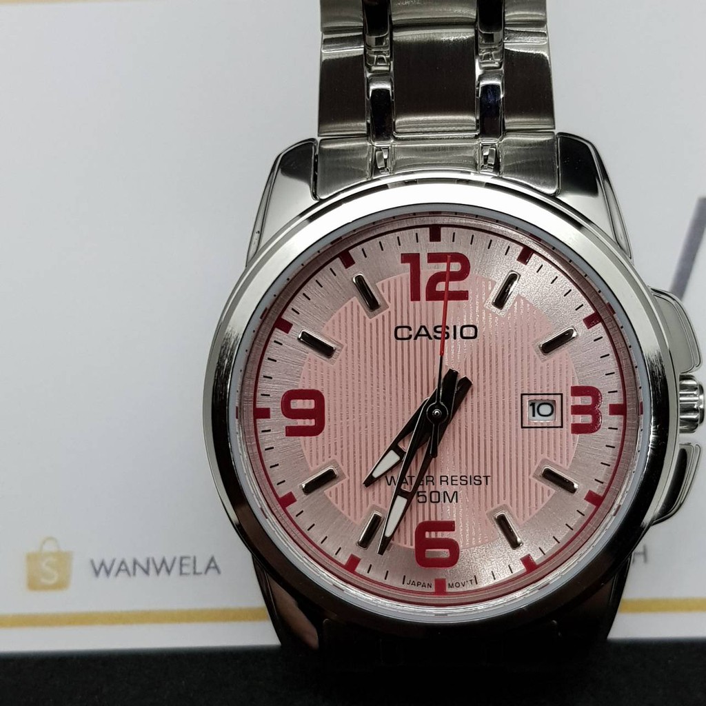 ของแท้ นาฬิกาข้อมือ Casio ผู้หญิง รุ่น LTP-1314 (สายสแตนเลส)