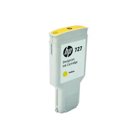 HP 727 300-ml Yellow Ink Cartridge(F9J78A)