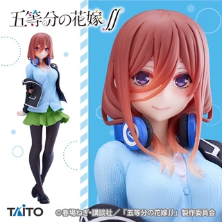 LOT JP🇯🇵 Taito Coreful Figure The Quintessential Quintuplets Miku Nakano School Uniform Ver. Renewal แฝดห้า