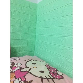 🔥ถูกสุดพร้อมส่งในไทย❗️ แผ่นใหญ่ 70*77cm. มีกาวในตัว สติ๊กเกอร์ติดผนัง 3D ตกแต่งห้อง Wallpaper 3D วอลเปเปอร์