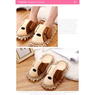 รองเท้าถูพื้น ไมโครไฟเบอร์ Microfiber slipper (รองเท้าดูดฝุ่น)