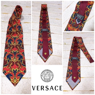 🧣: VERSACE ties silk แท้💯%