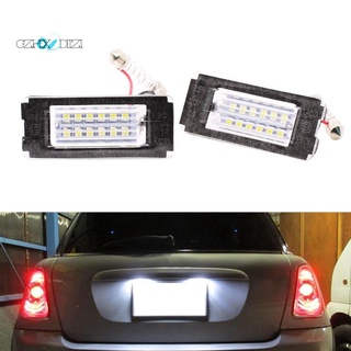 หลอดไฟ LED ติดป้ายทะเบียนรถยนต์ สําหรับ BMW Mini Cooper R56 2006-2012 2 ชิ้น