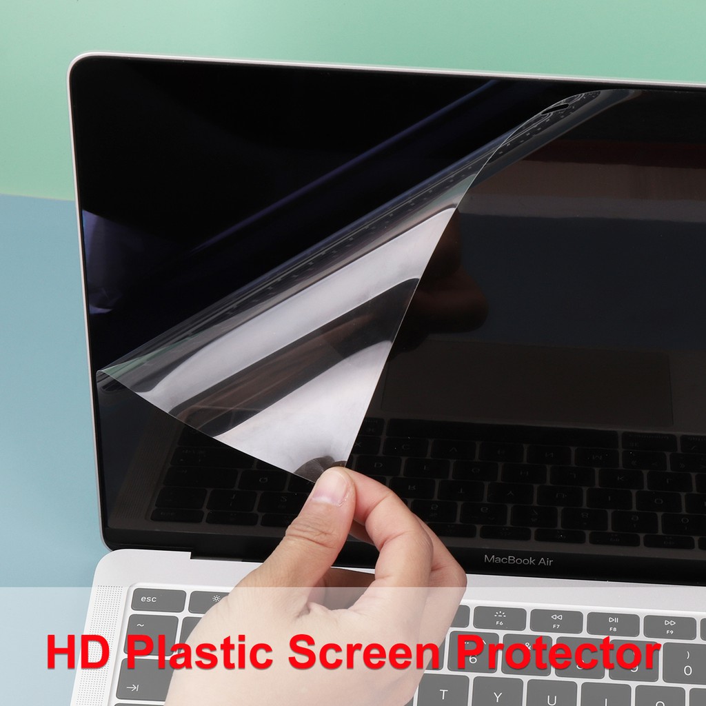2 PCS HD Plastic Screen Protector ฟิล์มใส กันรอยหน้าจอแมคบุค hd สําหรับ compatible for MacBook M4 M3 A3113 A3114 M2 2023 Pro 14 16 A2779 Air Pro Retina 11 12 inch A1534 13 Pro A1708 15 16 A2141 A2338 M1 A2159 A1932