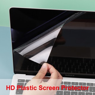 HD Plastic Screen Protector ฟิล์มใส กันรอยหน้าจอแมคบุค hd สําหรับ compatible for MacBook M2 2023 Pro 14 16 A2779 Air Pro Retina 11 12 inch A1534 13 Pro A1708 15 16 inches A2141 A2338 M1 A2159 A1932 for Air 13 inch A1466 A2179 A2159 A1989 A1706