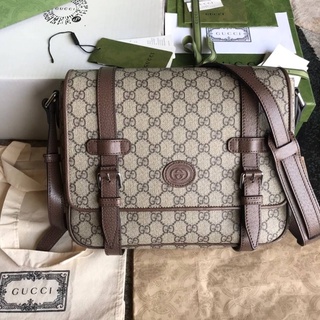 Gucci GG Supreme messenger bag(Ori)