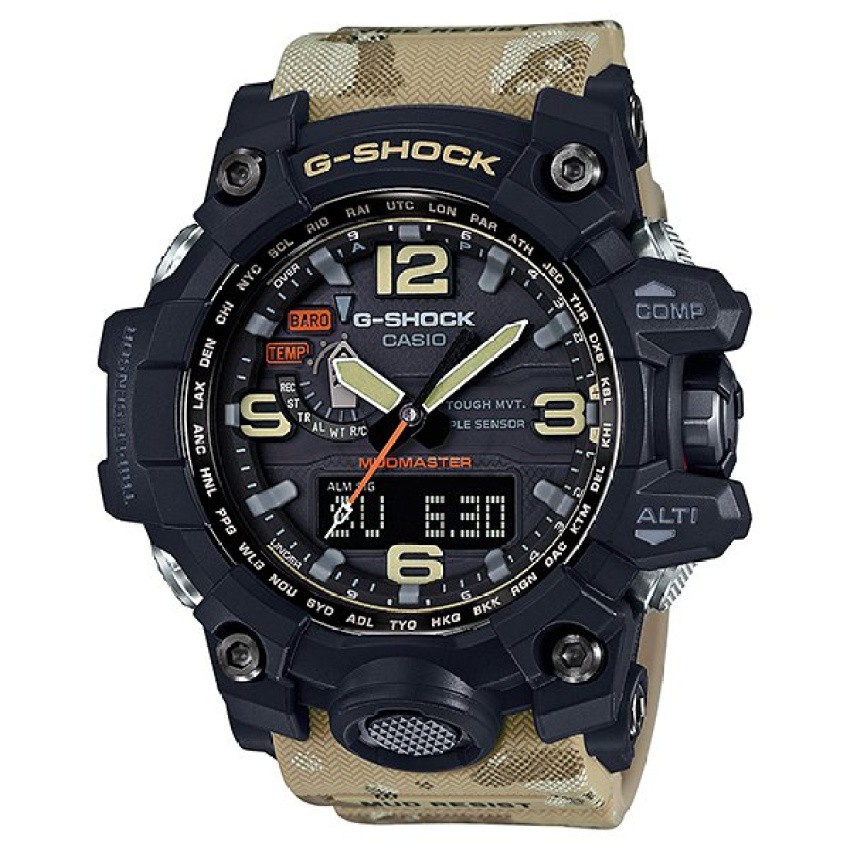 Casio G-Shock นาฬิกาข้อมือผู้ชาย สายเรซิ่น รุ่น GWG-1000DC-1A5 - สีดำ/น้ำตาล