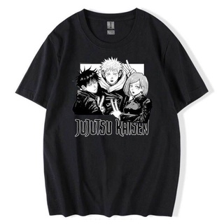 เสื้อยืดผ้าฝ้ายพรีเมี่ยม Jujutsu Kaisen มหาเวทย์ผนึกมาร เสื้อยืดผ้าคอตตอน shirts Itadori Yuji Ryomen Sukuna Megumi Fushi