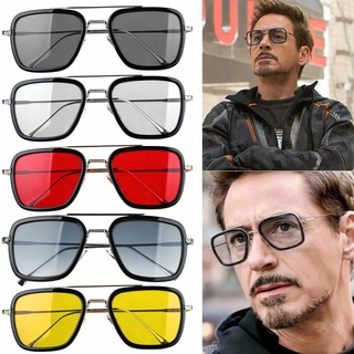 [28 สี]tony Stark Iron Man แว่นตากันแดด ซ้าย เป็น Spider-Man Far From Home Edith สําหรับผู้ชาย