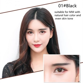 MISHITI ดินสอเขียนคิ้ว เครื่องสำอางสำหรับผู้หญิง แบบหมุนออโต้ กันน้ำ พร้อมแปรง ติดทนนาน 5 เฉดสี