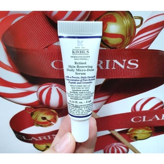 เซรั่มบำรุงผิวหน้า แท้💯%Kiehl Retinol Skin-Renewing Daily Micro-Dose Serum 4 ml. มีฉลากไทย