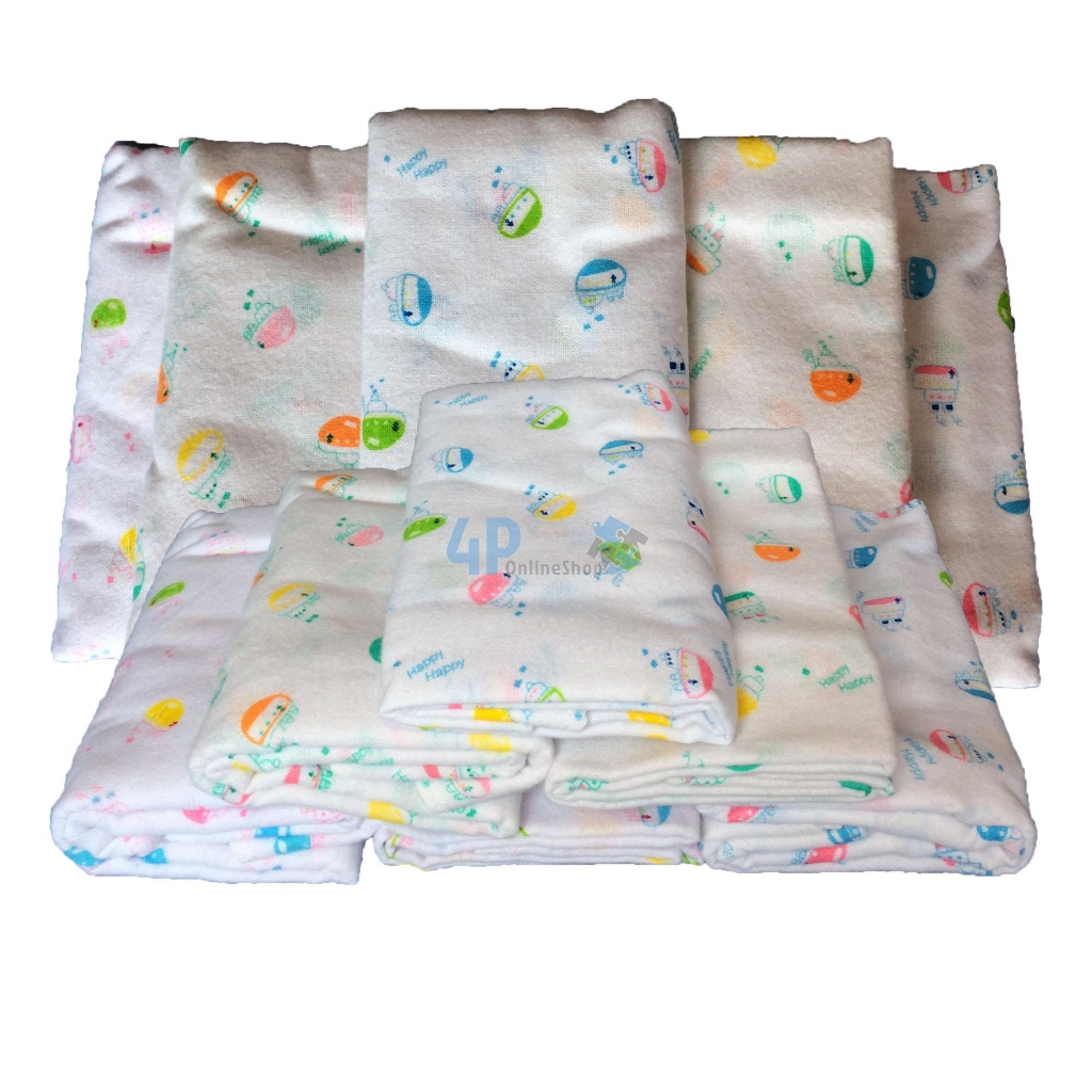 ผ้าอ้อมสาลู และ ผ้าสำลี 18” 22” 24” 27”ยกโหล 4p99 - รูปที่ 3