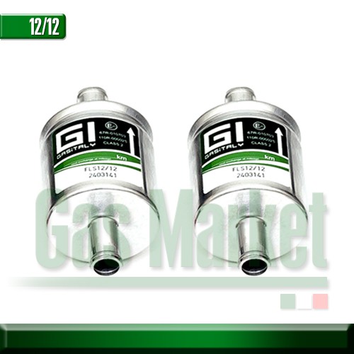X2 Gas Filter - กรองแก๊ส Gi LPG/NGV ขนาด 12*12 มม 1 ชิ้น