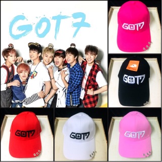 หมวกgot7 แบบมีห่วง เท่มาก💕สินค้าใหม่ล่าสุด🙏พร้อมส่ง😘