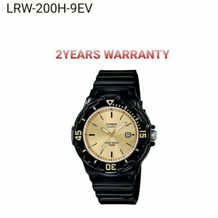 Casio นาฬิกาเด็ก LRW-200H-9EV นักเรียนนาฬิกา Analog Sport นาฬิกา Jam budak Casio LRW-200H LRW200H 20