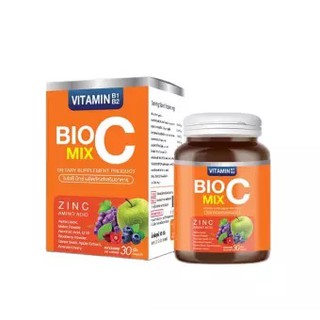 BIO C MIX ไบโอซี มิกซ์ วิตามินรวม 1 กระปุก มี 30 เม็ด