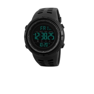โปรโมชั่น : 【Skmei】Skmei นาฬิกาข้อมือดิจิตอลมัลติฟังก์ชั่นกันน้ํา 5Bar Reloj Hombre 1251 Top1