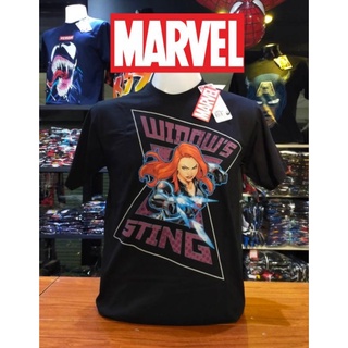 เสื้อยืดMarvel_ลิขสิทธิ์แท้ลายWidowsStingสีดำ(Mvx-228)