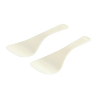 ทัพพีพลาสติก MYPAN อุปกรณ์ตักอาหาร LADLE PLASTIC MYPAN WHITE