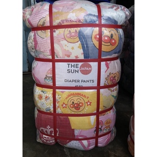 DIAPER PANTS The sun กางเกงผ้าอ้อมซักได้ กางเกงซับฉี่เด็ก กางเกงฝึกฉี่ สินค้ามือสองญี่ปุ่น เกรด A